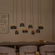CHAYANNE - Lampa wisząca - 8xE14 - Black 05446/08/30 Lucide